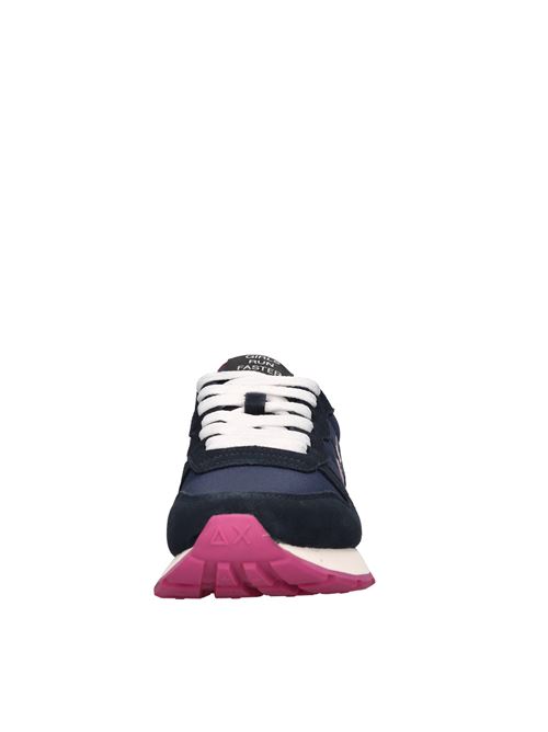 Sneakers in camoscio e tessuto SUN68 | Z42201BLU NAVY BLUE
